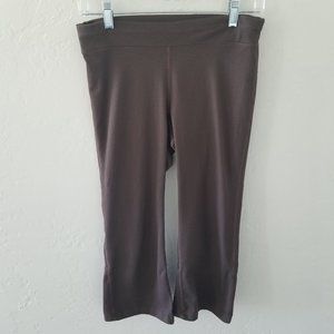 Lucy Pants Size XS Dark Brown Yoga Capri Stretch